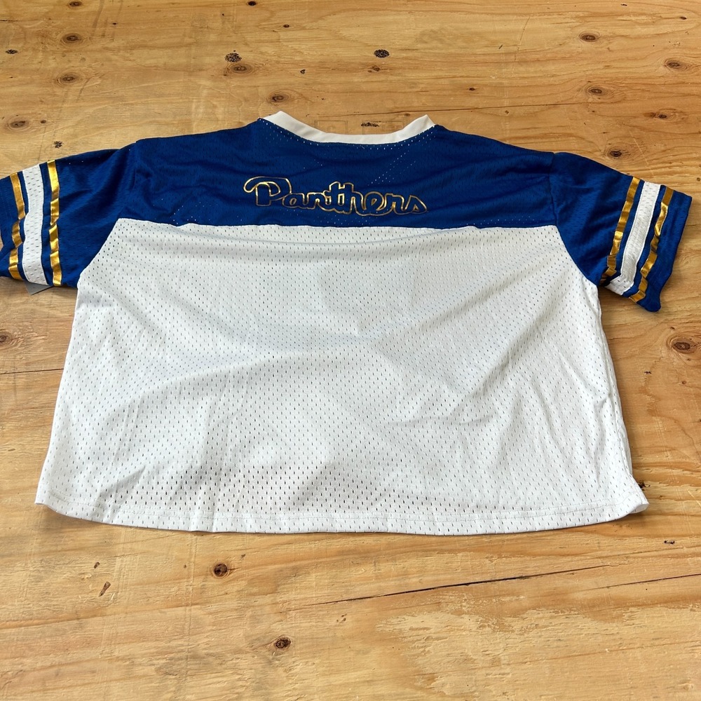 NEW Pitt Panthers Womens Cropped Crew Jersey XL Colosseum Football Shirt - Picture 2 of 9